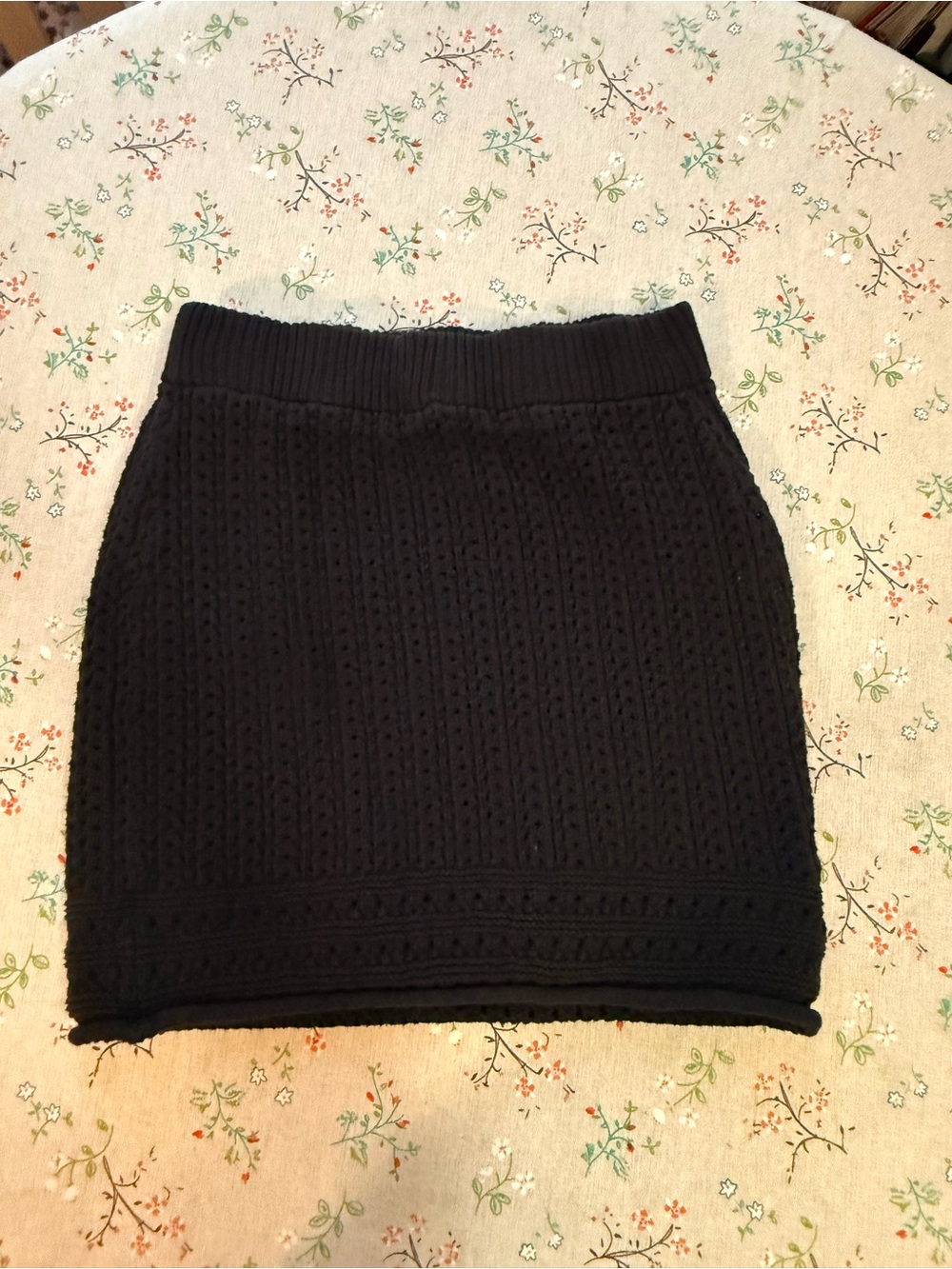 Black Knit Mini Skirt - Classic Women's Skirt